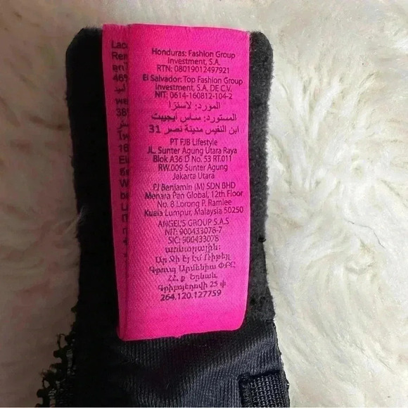 La Senza Strapless Push Up Bra Lace Black  & Cream Size 32C - Picture 11 of 16